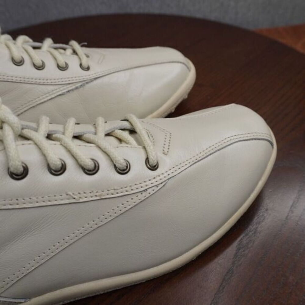 David Tate Walker Shoes Womens Size 8.5 SS Beige Leather Comfort Lace Up Sneaker - Picture 15 of 16